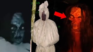 5 PENAMPAKAN POCONG DI PANGGIL DENGAN TANAH KUBURAN | PENAMPAKAN HANTU TERSERAM DAN TERJELAS