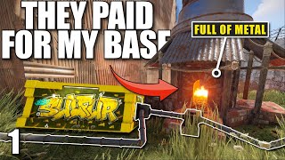 I BUILT NEXT TO A 20+ DEEP CLAN WHO PAID FOR MY BASE ON WIPE DAY | Solo Rust