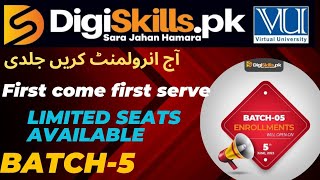 Digiskills batch 5 enrollment how to enroll in digiskill batch 5  / 5 June 2023