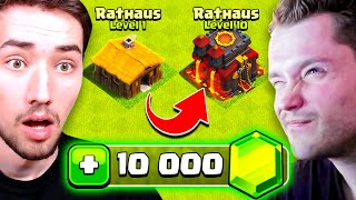 100€ NEUSTART BATTLE in Clash of Clans! 😱