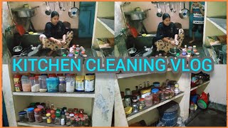 #bengalivlog KITCHEN CLEANING VLOG #রান্নাঘর পরিষ্কার করে নিলাম গরমের শুরুতেই #kitten #cleaning