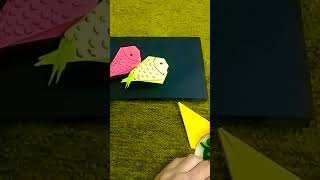 Beautiful origami paper fish 🐟🎏#youtubeshorts #shortvideo #trendingshorts #viralvideo #diy