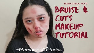 Bruises and Cuts Makeup Tutorial | Yesha Suralta Vlogs