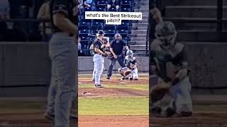 What's the Best Strikeout Pitch? #pitcher #mlb #baseballplayer #fastball #baseballlife #curveball