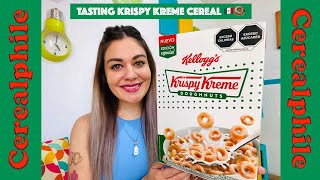 #Cerealphile tasting Mexico's Exclusive New Kellogg's Krispy Kreme Doughnuts Cereal 🇲🇽