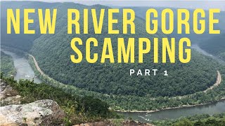 NEW RIVER GORGE PART 1: A weekend scamping trip to visit America's newest National Park