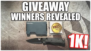 Bucksgearbox 1000 Subscriber GIVEAWAY WINNERS revealed!