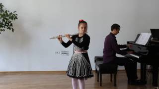 Sofia-Nicole Velinova -10y "Cvrcak i Mrav"  Cricket and ant  - flute