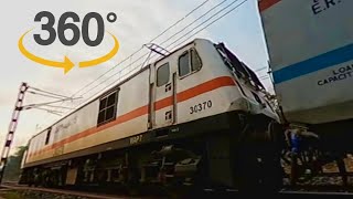 360° Video - SDAH WAP7 Durgiana Express || Generator Car On