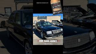 1998 Toyota Century V12 JDM Luxury, 270HP, VIP Chrome Trim, 9.5/10 Condition – Only $14,797