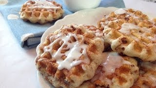 Cinnamon Roll Waffles