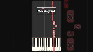 Mockingbird | Piano Tutorial #shorts