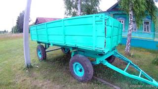 Прицеп  ПТС-4 Завершение проекта.&Conclusion of work for a tractor trailer