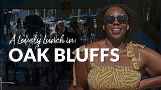 A Lovely Lunch in Oak Bluffs | Inside Martha's Vineyard | Travel Vlog