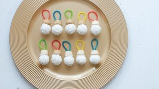 Coconut Balls Edible Decoration