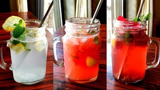 Types of Mojito (Part-1)| Virgin Mojito | Watermelon Mojito | Rose Mojito | Mojito Recipe | Mocktail