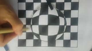 How to draw 3D ball Illusion | simple practice Drawing