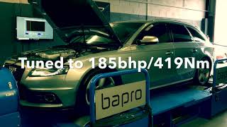 REMAPPED AUDI A4 2.0 TDI 143 at MoreBHP Headquarters