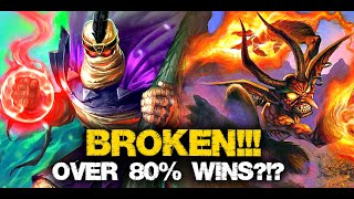 IMP Warlock is BROKEN! Hearthstone TOP META DECKS over 80% Win Rate Standard (CASTLE NATHRIA)