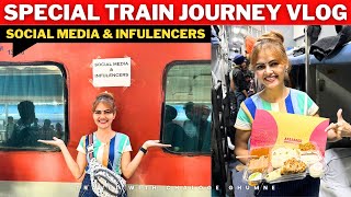 Special Train Social Media & INfulencers | Special Train Journey Vlog | #chalogeghumne