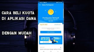 cara beli kuota di aplikasi dana