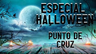 MONTANDO UN PROYECTO PUNTO DE CRUZ 🎃 Y UN BORDA TERRORÍFICO