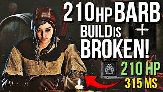 The Most Broken Barbarian Build | 210 HP 315 Move Speed | Dark and Darker