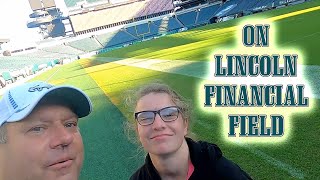 TH Inside Lincoln Financial Field Philadelphia Eagles Locker Room Tour! The Tom & Haley Show S1:E17