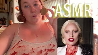 ASMR | Doing my Halloween Makeup | AHS Hotel Countess