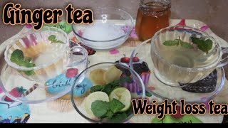 Ginger tea | Adrak wali chai | cozy drink | ginger and lemon tea| Immune boosting tea