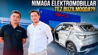 NEGA ELEKTROMOBILLAR BUZILMOQDA? | BYD SERVICE | CHINA MOTORS