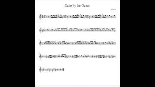 Cake by the ocean NOTES/ SPARTITO/ SHEET MUSIC