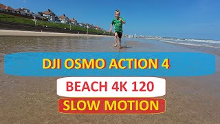 DJI OSMO ACTION 4 - BEACH 4K 120FPS SLOW MOTION