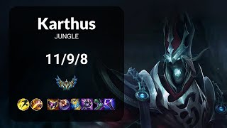 Karthus vs Zyra JUNGLE - KR CHALLENGER Patch 14.22