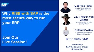 Why RISE with SAP is the most secure way to run your ERP