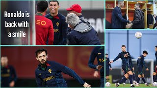 Portugal team first practice session 🇵🇹 || Cristiano Ronaldo | Bruno Fernandes || Bernardo Silva