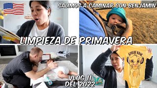 MI VIDA EN USA🇺🇸| Limpieza de primavera , cambiando muchas cosas ,salimos a caminar con Benjamin