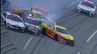 NASCAR cup series Talladega, Busch, Truex, others crash