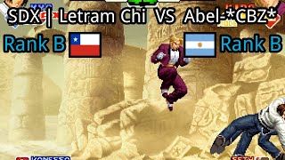 The King of Fighters 2000: SDX | Letram Chi (CL, Rank B)  vs Abel-*CBZ* (AR, Rank B)