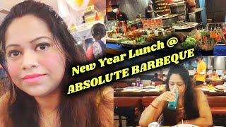 Vlog Time | Unlimited Buffet @ Absolute Barbeque Bangalore | New Year Lunch happened early this year