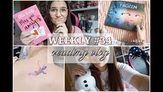 WEEKLY #34 | Reading vlog | ¿Crisis lectora? Me tatúo y vamos a ver Frozen 2