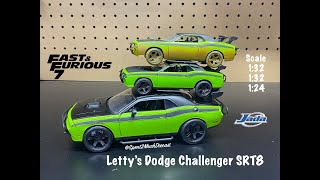 Letty's Dodge Challenger SRT8 by Jada | Fast & Furious 7 | Diecast Unboxing | Off Road | Twin Pack