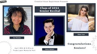 Joy Menzies, Olivia Tuck, and Henry Hebert | Classical Vocal Senior Recital