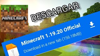 D3SC4RGA MINECRAFT 1.19.20 ACTUALIZACION ULTIMA VERSION