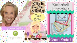 Kimberbell Cuties Vol 2 Table Toppers - June Backing & Binding - Group Project