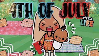 We're going to a FIREWORK show for the 4th of JULY! 🎇🫶 *AESTHETIC* | toca boca roleplay