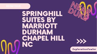 Close To Duke Hospital And University - Springhill Suites By Marriott Durham Chapel Hill