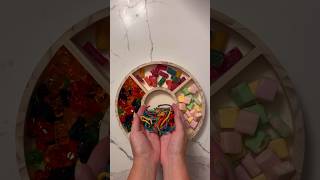 🍬ASMR Gummy Candy Filling Platter🍬#candy #short #shorts #ytshorts #candyplatter #asmr #asmrcandy