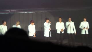 [131109] Kyuhyun Teases Sorry Sorry Answer [SS5London] [Fancam]