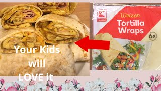 How To Make Healthy Tortilla Wraps Recipe For Kids. #recipe  #kids